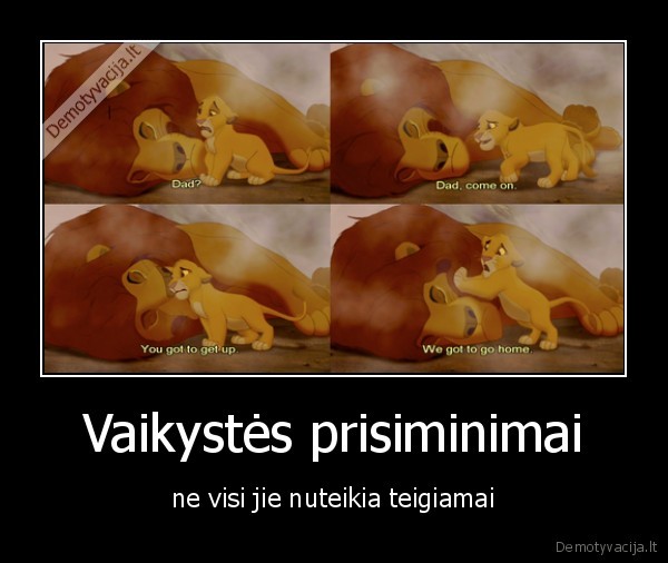 Vaikystės prisiminimai