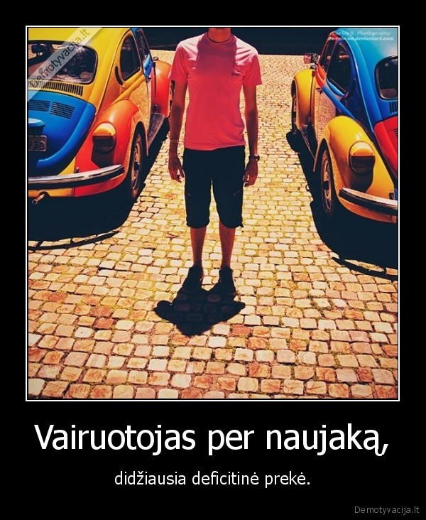 Vairuotojas per naujaką,