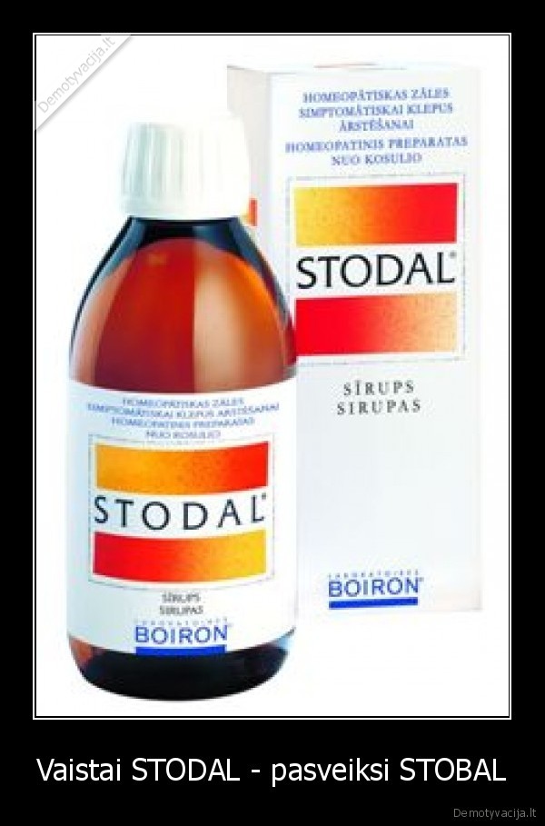 Vaistai STODAL - pasveiksi STOBAL