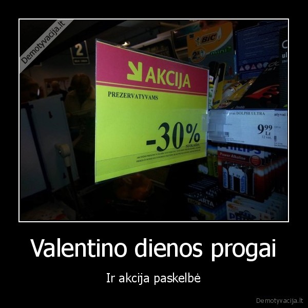 Valentino dienos progai