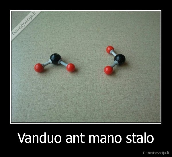 vanduo, h2o
