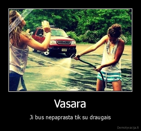 vasara,draugai