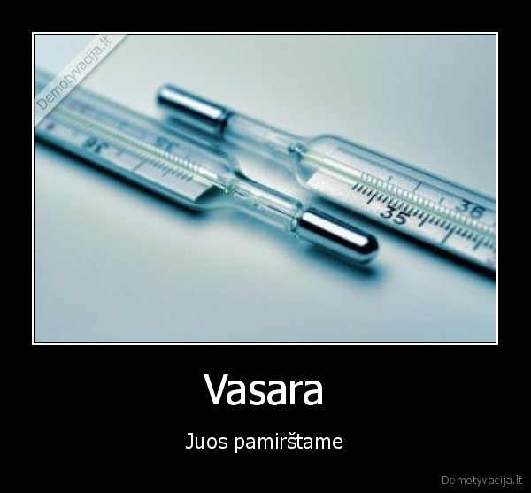 vasara, jega