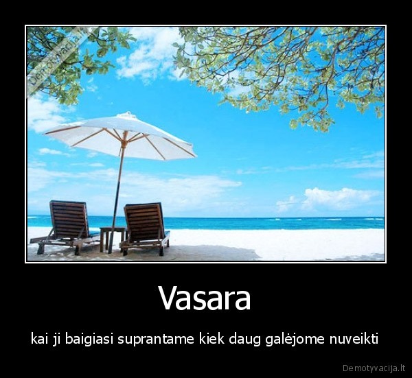 vasara,pabaiga
