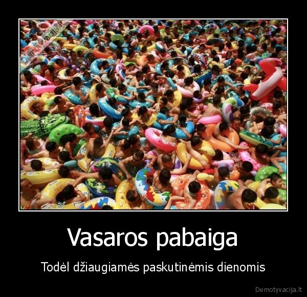 vasaros, pabaiga