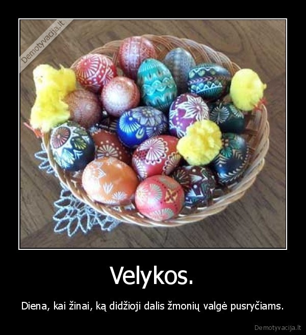 Velykos.
