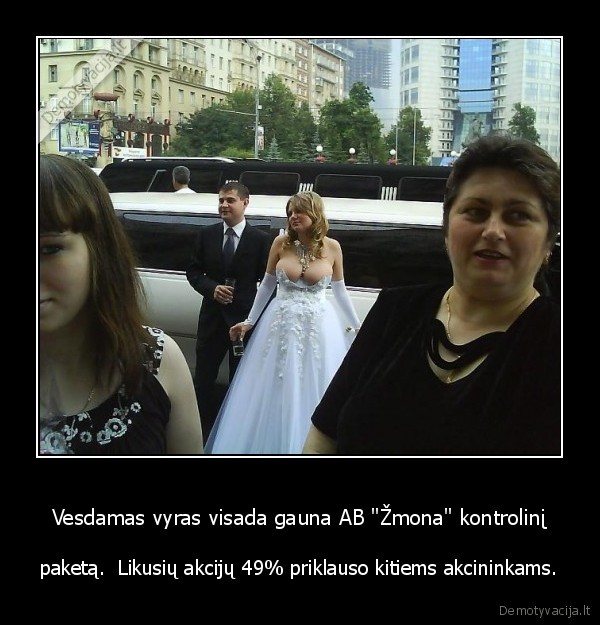 vesdamas, zmona,vestuves,akcijos