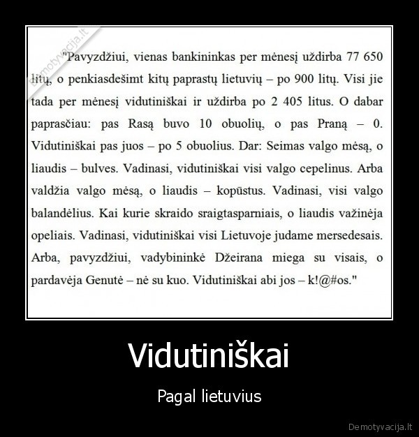 Vidutiniškai