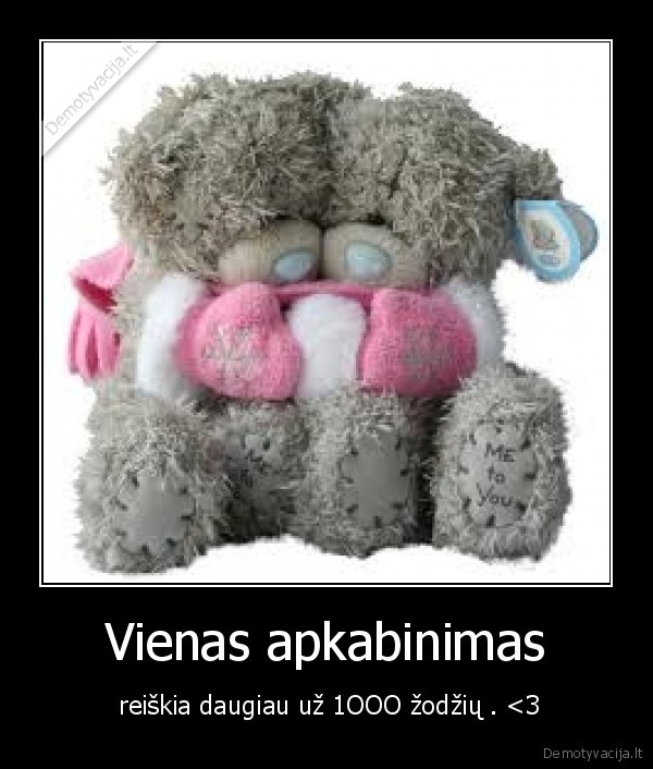 Vienas apkabinimas