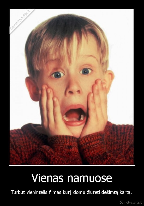 vienas, namuose, macaulay, culkin