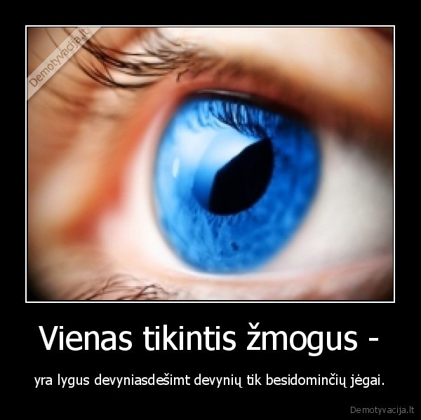 Vienas tikintis žmogus -