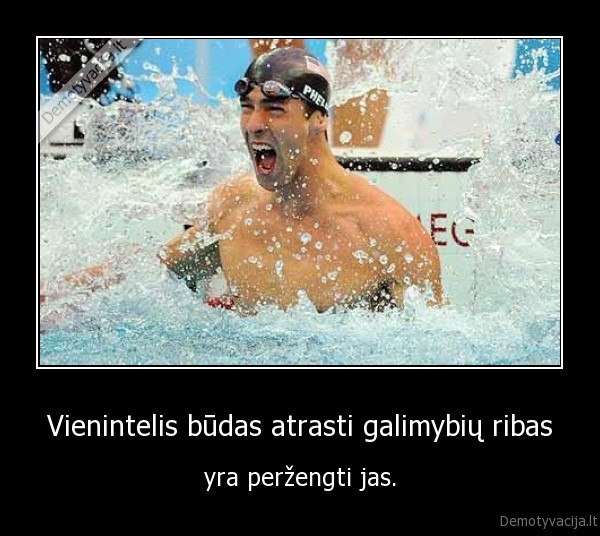 Vienintelis būdas atrasti galimybių ribas