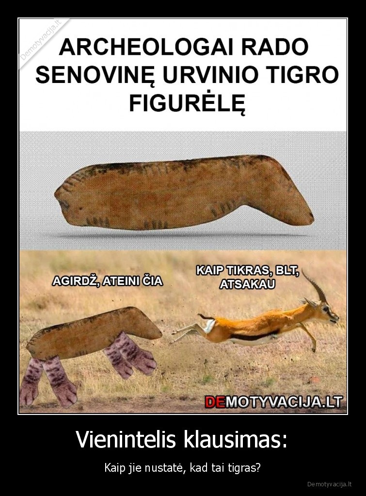 archeologai,figurele,tigras