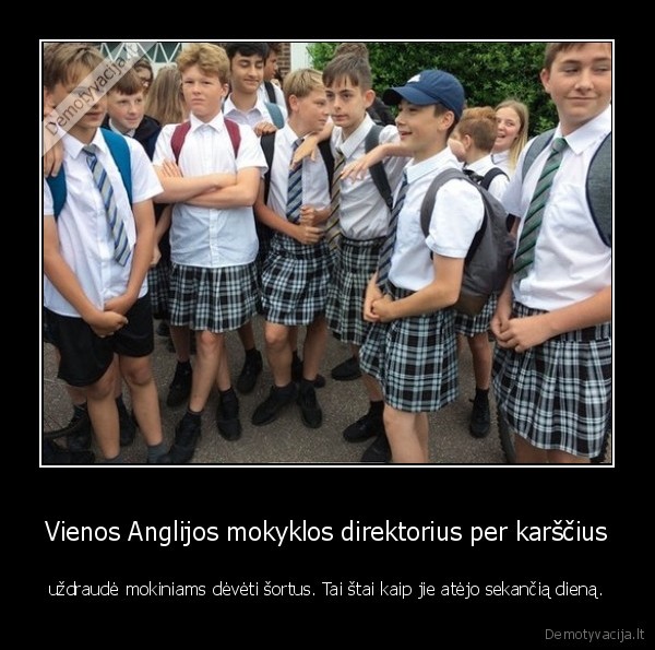 berniukai, su, sijonas,banas, sortams