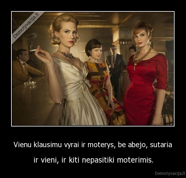 vyrai, moterys, nepasitikejimas