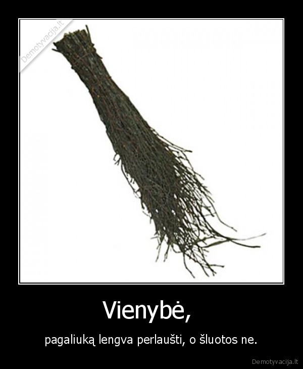 sluota,vienybe