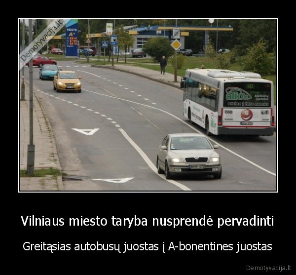 vilniaus, transporto, reforma,a, juostos