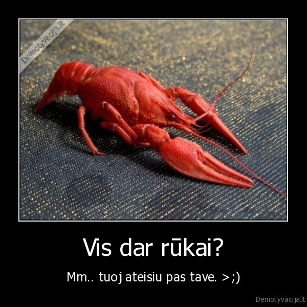Vis dar rūkai?