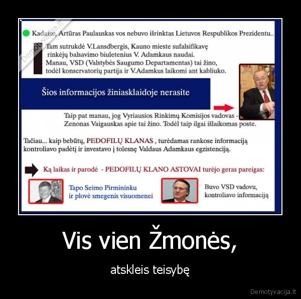 Vis vien Žmonės,