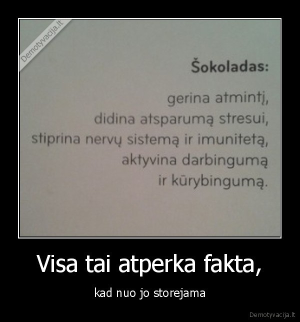 Visa tai atperka fakta,
