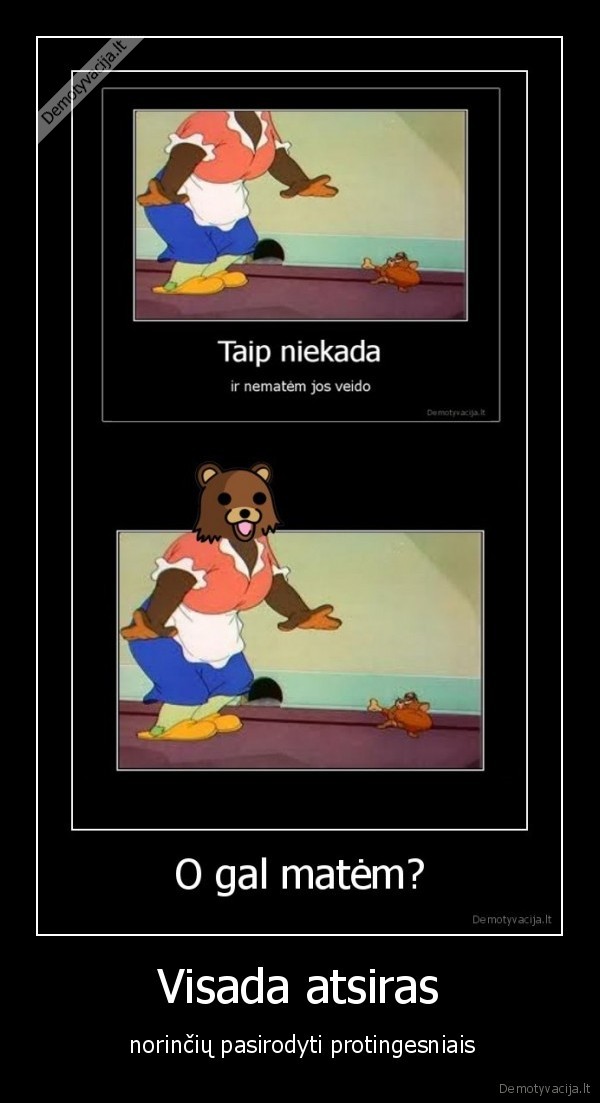 Visada atsiras