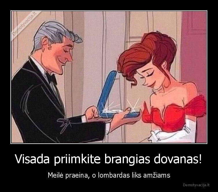 meile,dovanos,lombardas