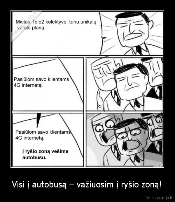 Visi į autobusą – važiuosim į ryšio zoną!