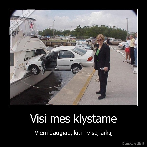 Visi mes klystame
