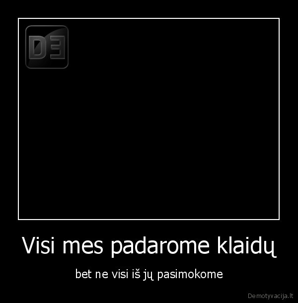klaidos