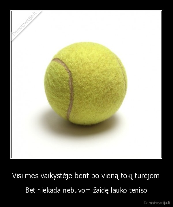 lauko, teniso, kamuoliukas,vaikyste