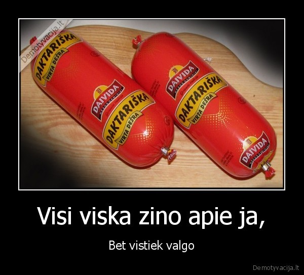 Visi viska zino apie ja,