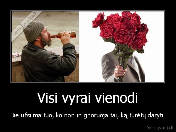 Visi vyrai vienodi