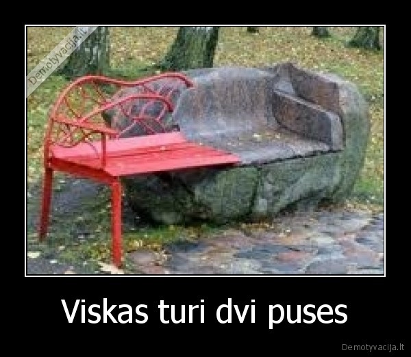 Viskas turi dvi puses