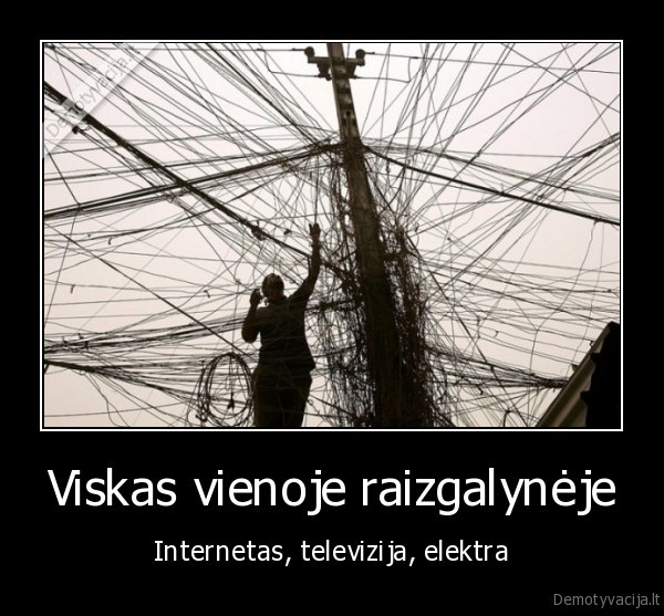 Viskas vienoje raizgalynėje