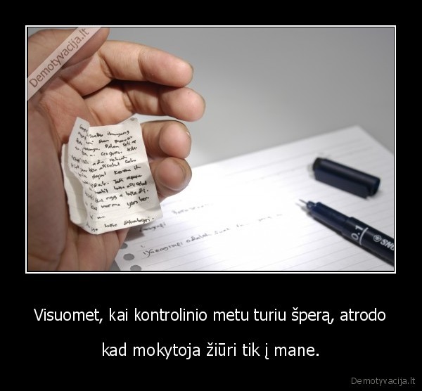 spera,kontrolinis,mokytoja