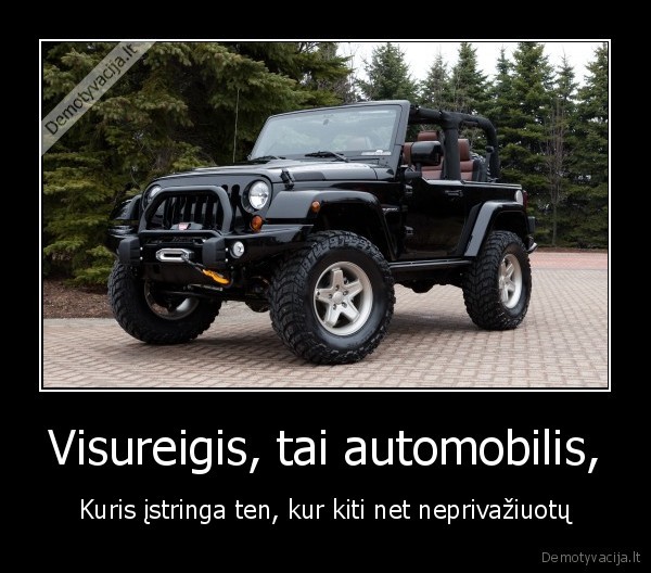 Visureigis, tai automobilis,