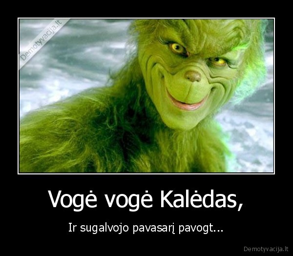 Vogė vogė Kalėdas,
