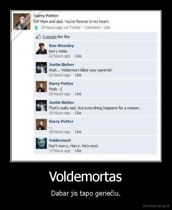 haris, poteris, voldemortas
