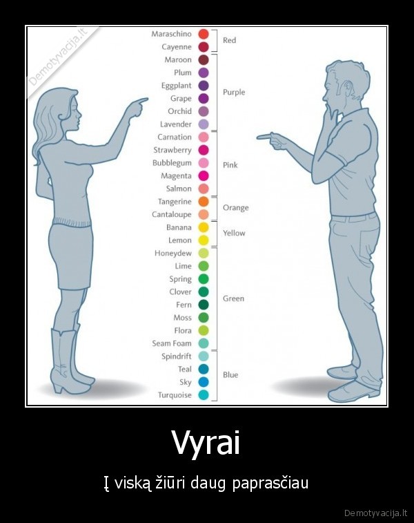 vyrai, moterys