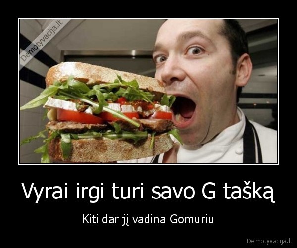 gomurys,g, taskas,maistas