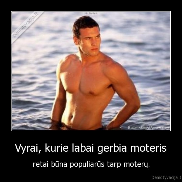 Vyrai, kurie labai gerbia moteris