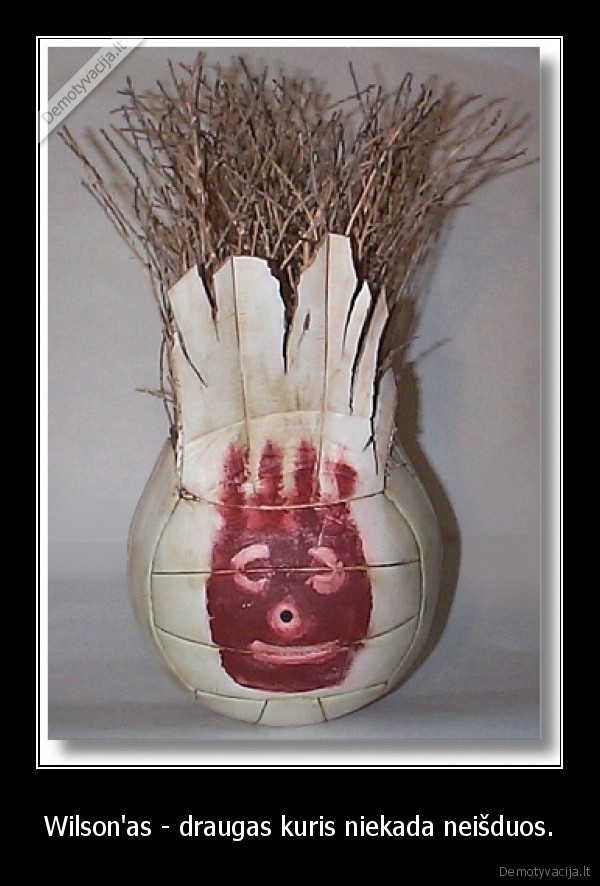 Wilson'as - draugas kuris niekada neišduos.
