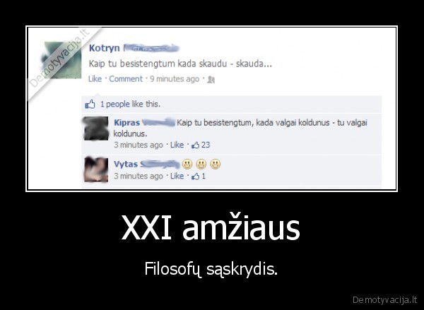 filosofija,stengtis
