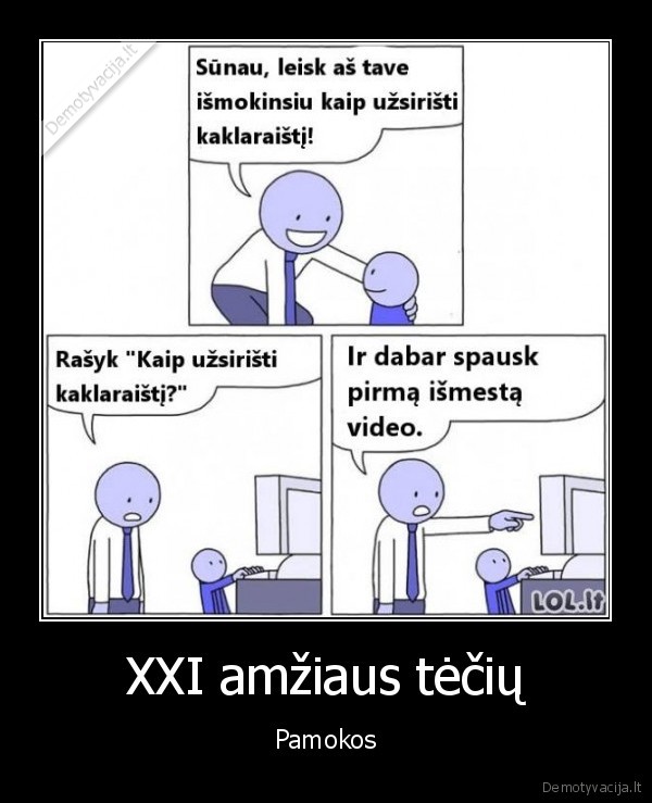 y, karta,kaip, uzsiristi, kaklaraisti