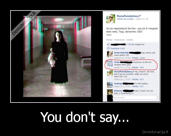 You don't say...