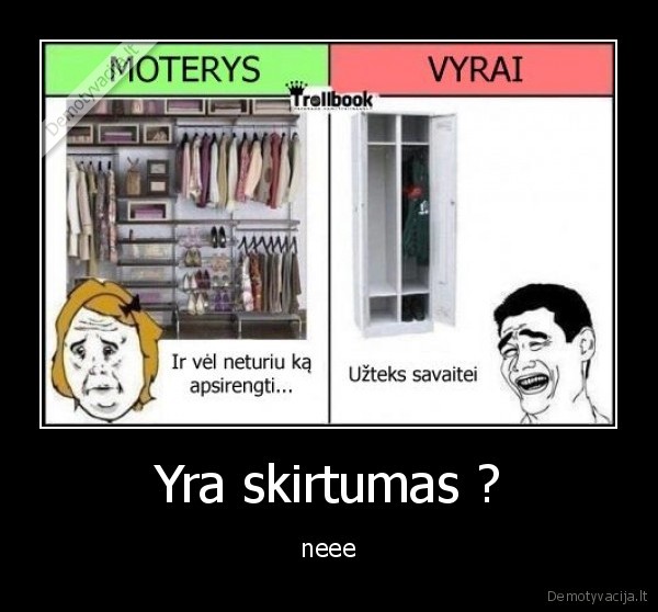 Yra skirtumas ?