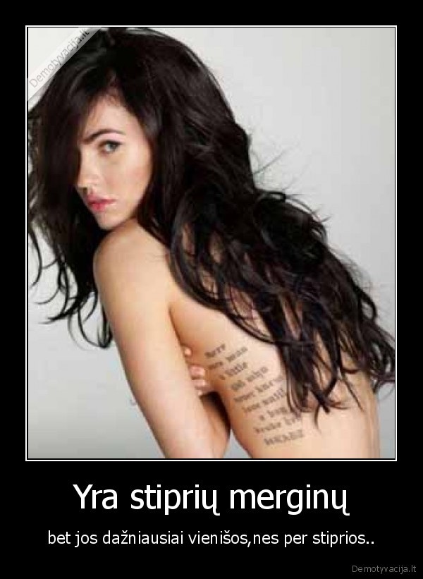 Yra stiprių merginų