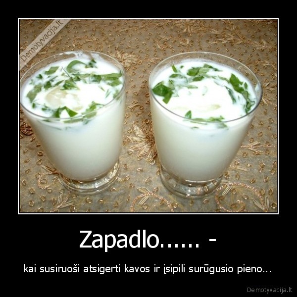Zapadlo...... -