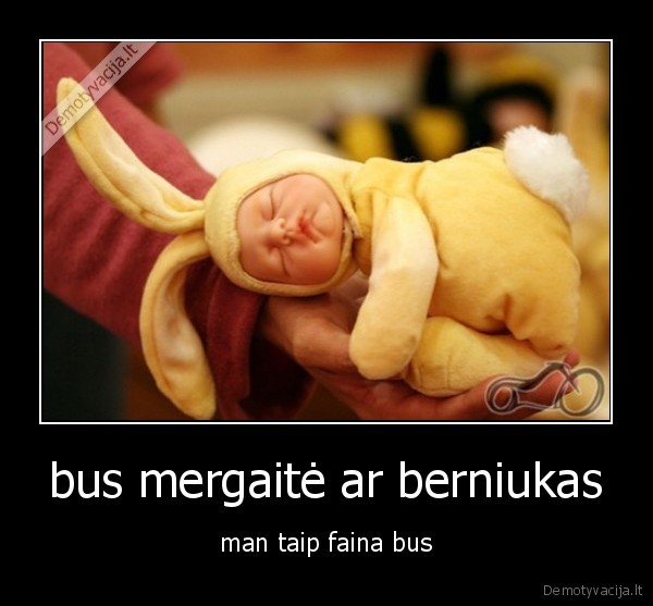 bus mergaitė ar berniukas