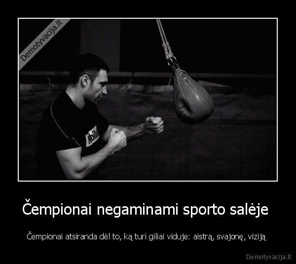 Čempionai negaminami sporto salėje 